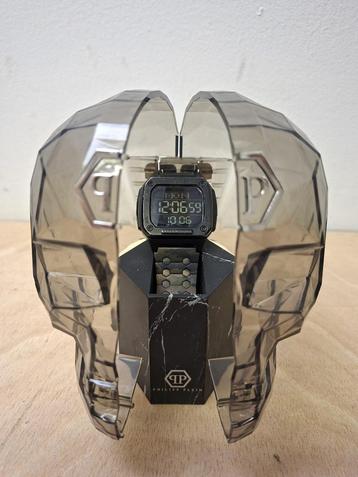 Philipp Plein Hyper $hock herenhorloge camouflage RVS beschikbaar voor biedingen