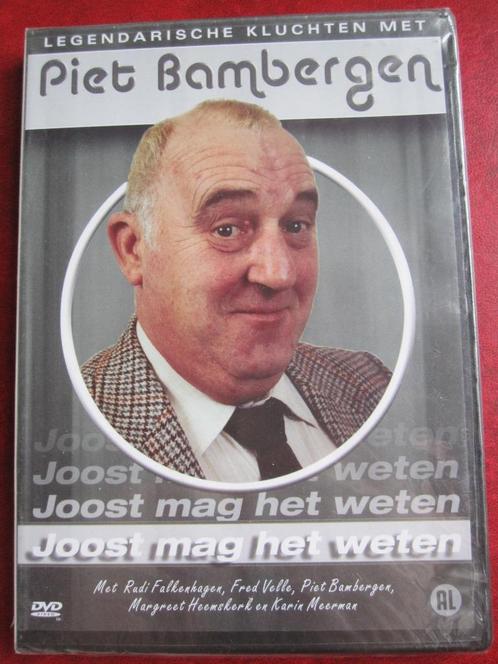 Piet Bambergen - Joost mag het weten (nieuw in de verpakking, Cd's en Dvd's, Dvd's | Cabaret en Sketches, Nieuw in verpakking