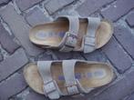 GRATIS VERZENDEN NIEUWE BEIGE BIRKENSTOCK SLIPPERS MT 36, Slippers, Verzenden, Beige, Nieuw
