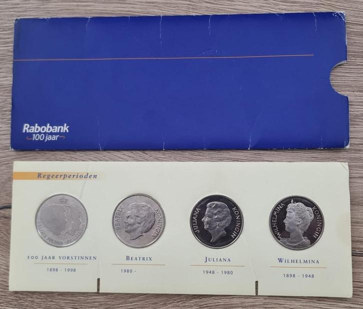 Collectie munten Rabobank 100 jaar, Postzegels en Munten, Munten | Nederland, Setje, Overige waardes, Koningin Beatrix, Verzenden