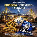 2 of 4 kaartjes voor Borussia Dortmund - Atalanta, Tickets en Kaartjes, Losse kaart, Twee personen, Februari, Europa of Champions League