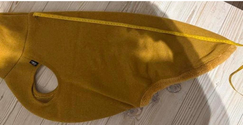Nieuwe winter hondentrui okergeel L2 teddy, Dieren en Toebehoren, Hondenkleding, Nieuw, Hondentrui, Ophalen