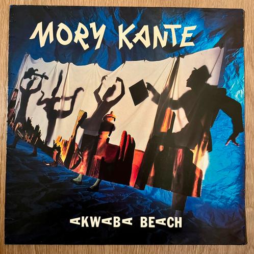 Mory Kante Akwaba Beach LP Vinyl 1987 France African Folk, Cd's en Dvd's, Vinyl | Wereldmuziek, Gebruikt, Overige soorten, 12 inch