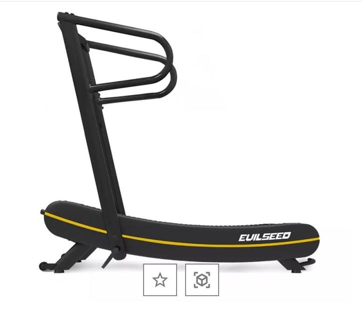 Evilseed magnetische curved loopband, Sport en Fitness, Fitnessapparatuur, Zo goed als nieuw, Loopband, Ophalen