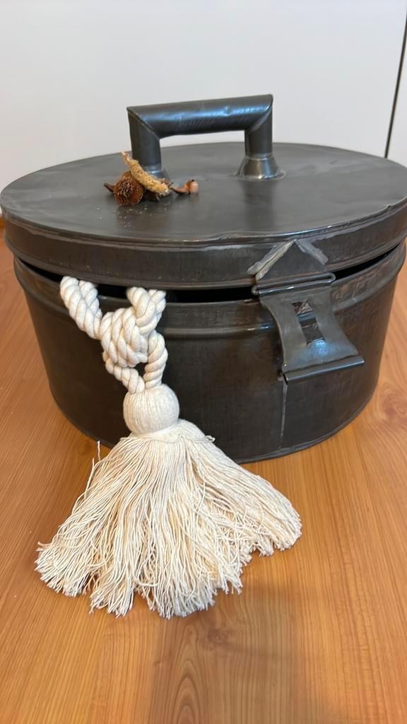 Brocante/antieke Taartdoos vlaai doos origineel uit bakkerij, Antiek en Kunst, Antiek | Keukenbenodigdheden, Ophalen of Verzenden