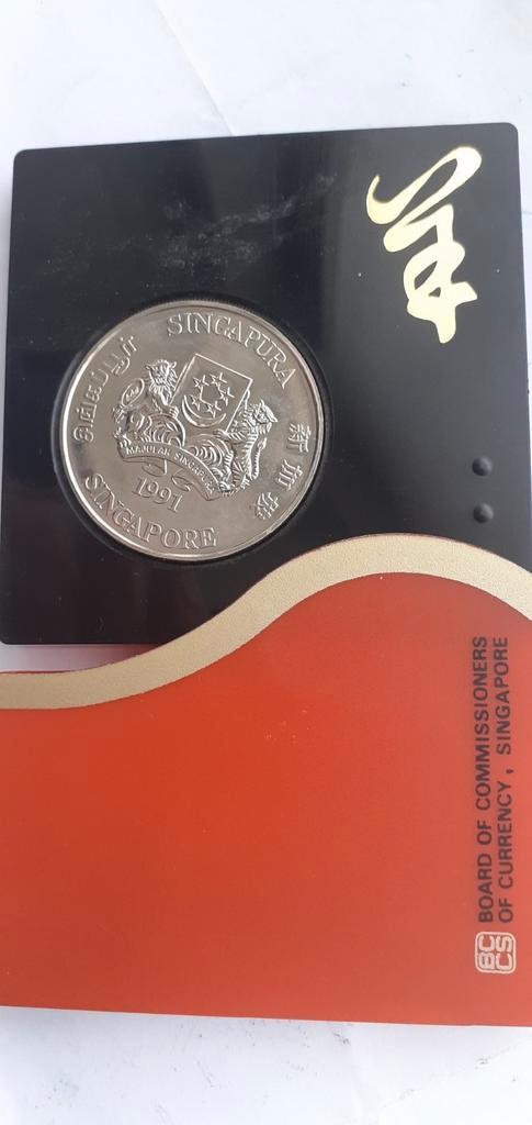 10 dollar., Postzegels en Munten, Munten | Azië, Zuidoost-Azië, Ophalen of Verzenden