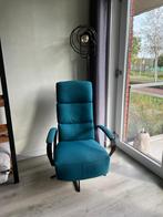 Relaxfauteuil blauw, Huis en Inrichting, Fauteuils, Ophalen, Zo goed als nieuw, 75 tot 100 cm, 50 tot 75 cm