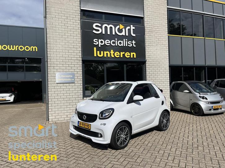 smart fortwo cabrio 1.0 BRABUS Exclusive Style Uniek lage Km, Auto's, Smart, Bedrijf, Te koop, ForTwo, ABS, Achteruitrijcamera