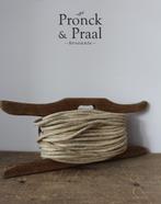 Oude brocante houten touwhaspel Nr.2 *Pronck & Praal*, Ophalen of Verzenden