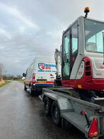 Minigraver met machinist en grondwerker, Diensten en Vakmensen, Hekwerk of Schuttingen, Garantie