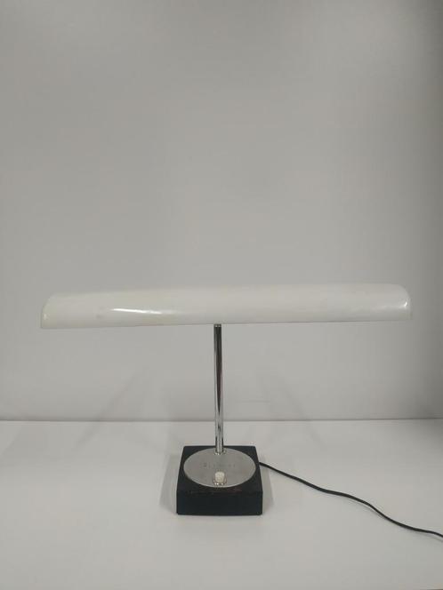 Vintage Hitachi bureaulamp jaren 60, Huis en Inrichting, Lampen | Tafellampen, Gebruikt, Minder dan 50 cm, Kunststof, Metaal, Ophalen of Verzenden