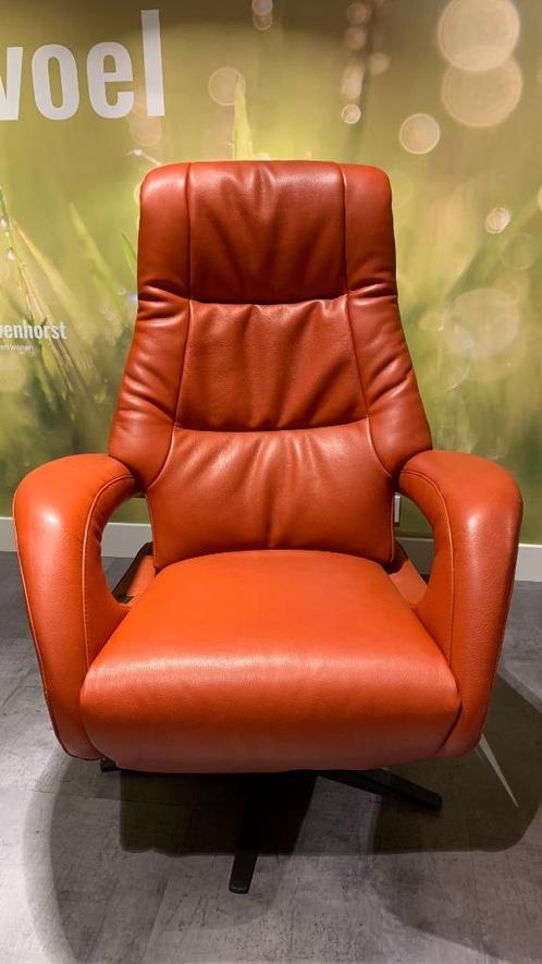 De Toekomst Relaxfauteuil Twice Pro TW037N, Huis en Inrichting, Fauteuils, Nieuw, Leer, 75 tot 100 cm, 75 tot 100 cm, Ophalen