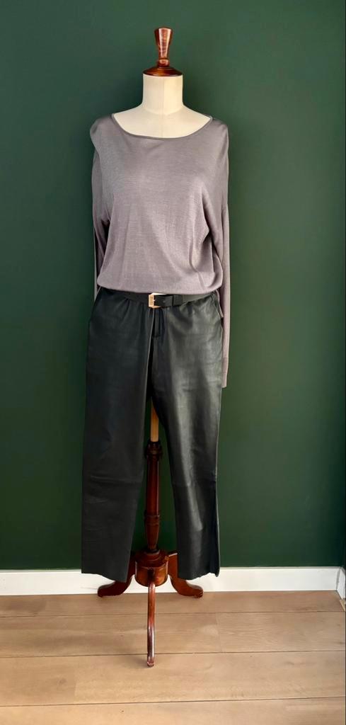 Adolfo Dominguez grijze zijde oversized shirt in maat S, Kleding | Heren, Truien en Vesten, Zo goed als nieuw, Grijs, Ophalen of Verzenden