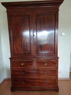 Servieskast van kersenhout bestaandeuit 2 delen. Nette staat, Ophalen, Gebruikt, 100 tot 150 cm, Kersenhout