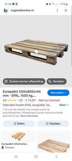 Euro pallet te koop, Doe-het-zelf en Verbouw, Hout en Planken, Ophalen, Zo goed als nieuw, 50 mm of meer, Minder dan 200 cm