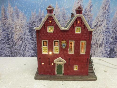 dickensville elfsteden stadhuis Hindeloopen kerstdorp kerst, Diversen, Kerst, Zo goed als nieuw, Ophalen of Verzenden