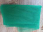 NIEUW - groene tule stof - 100 x 60 cm dubbel, Nieuw, Ophalen of Verzenden, 30 tot 120 cm, 30 tot 200 cm