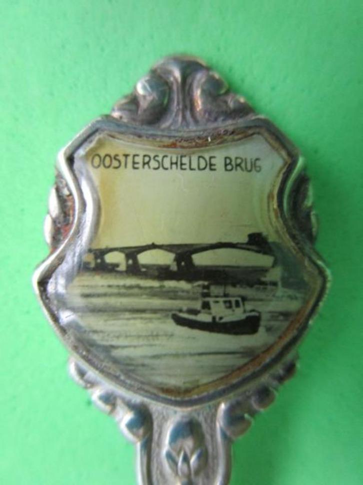 (A1586) Oosterscheldebrug, Verzamelen, Porselein, Kristal en Bestek, Gebruikt, Bestek, Overige materialen, Ophalen of Verzenden