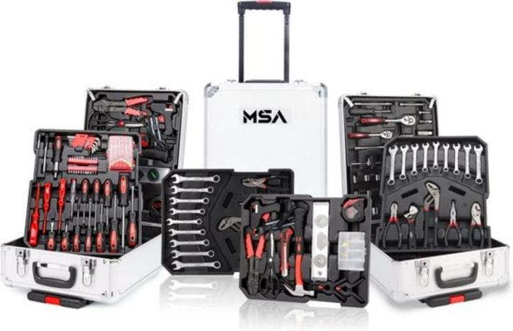 Gereedschapstrolley 610-delig - MSA - NIEUW leverbaar!, Doe-het-zelf en Verbouw, Gereedschapskisten, Nieuw, Gevuld, Ophalen