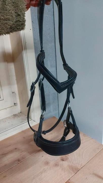 F.R.A. Bitloos Hoofdstel Aruba Side Pull + Softleder Teugels, Dieren en Toebehoren, Paarden en Pony's | Hoofdstellen en Tuigage