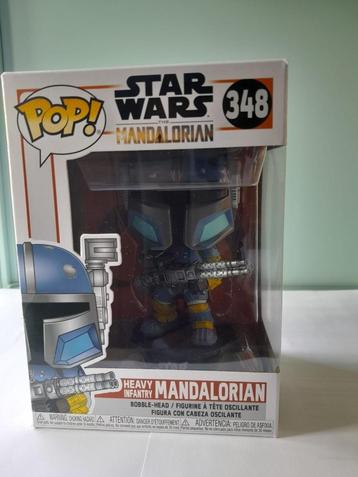 Funko Pops - Heavy Infantry Mandalorian - #348 - Star Wars beschikbaar voor biedingen