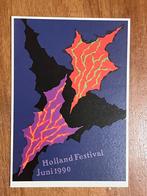 Holland Festival 1990 - Zeldzame Affiche Ansichtkaart, Ophalen of Verzenden, 1980 tot heden, Ongelopen, Cultuur en Media