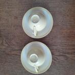 Ragout 2 gele pastel theekopjes, Ophalen of Verzenden