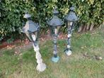 3 tuinlampen 80 cm hoog opknappers, Ophalen, Gebruikt, Minder dan 50 watt, Staande lamp