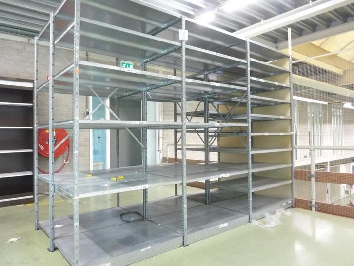 Stalen opbergrek / stelling / legbordstelling 70 diep 300br, Huis en Inrichting, Kasten | Stellingkasten, Gebruikt, Ophalen of Verzenden