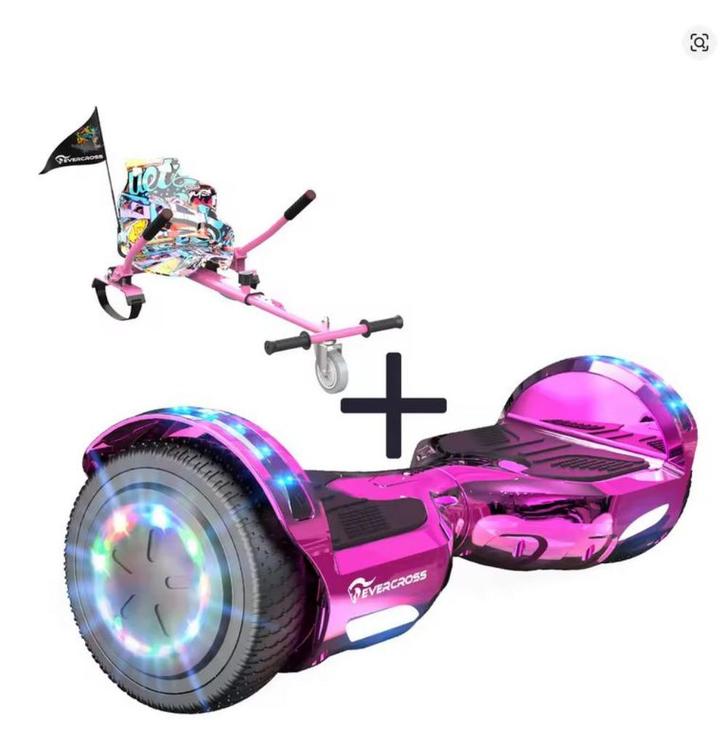 Hoverboard Met Zitje. 4Ah Accu Max.Speed 15 km. Rose Nieuw, Kinderen en Baby's, Speelgoed | Buiten | Accuvoertuigen, Nieuw, Ophalen of Verzenden