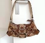 Vintage Guess handtas katoen, Sieraden, Tassen en Uiterlijk, Tassen | Damestassen, Ophalen of Verzenden, Zo goed als nieuw, Handtas