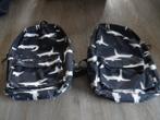 schooltasjes tweeling, Ophalen, Gebruikt, Rugtas, Zwart