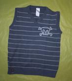 Grijs Wit Gestreepte Spencer Palomino (122), Kinderen en Baby's, Kinderkleding | Maat 122, Trui of Vest, Ophalen of Verzenden
