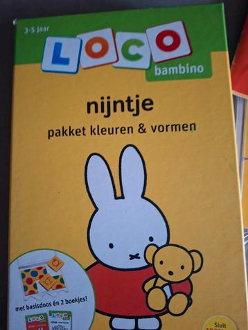 LOCO bambino Nijntje kleuren & vormen beschikbaar voor biedingen