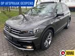 Volkswagen Tiguan I Leder I Panodak I LED I R line I, Auto's, Gebruikt, Zwart, 4 cilinders, Leder