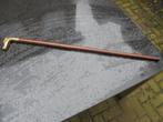 Wandelstok, wandel stok, stok met messing paarden hoofd., Ophalen, Zo goed als nieuw