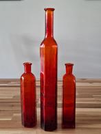 3 Flesjes Cadmium Glas, Ophalen
