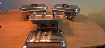 Te huur: Chafing Dishes / Warmhoud Bakken beschikbaar voor biedingen