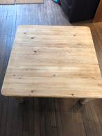 Salontafel 90 x 90 grenenhout, Huis en Inrichting, Tafels | Salontafels, Ophalen, Gebruikt, Vierkant, Minder dan 50 cm