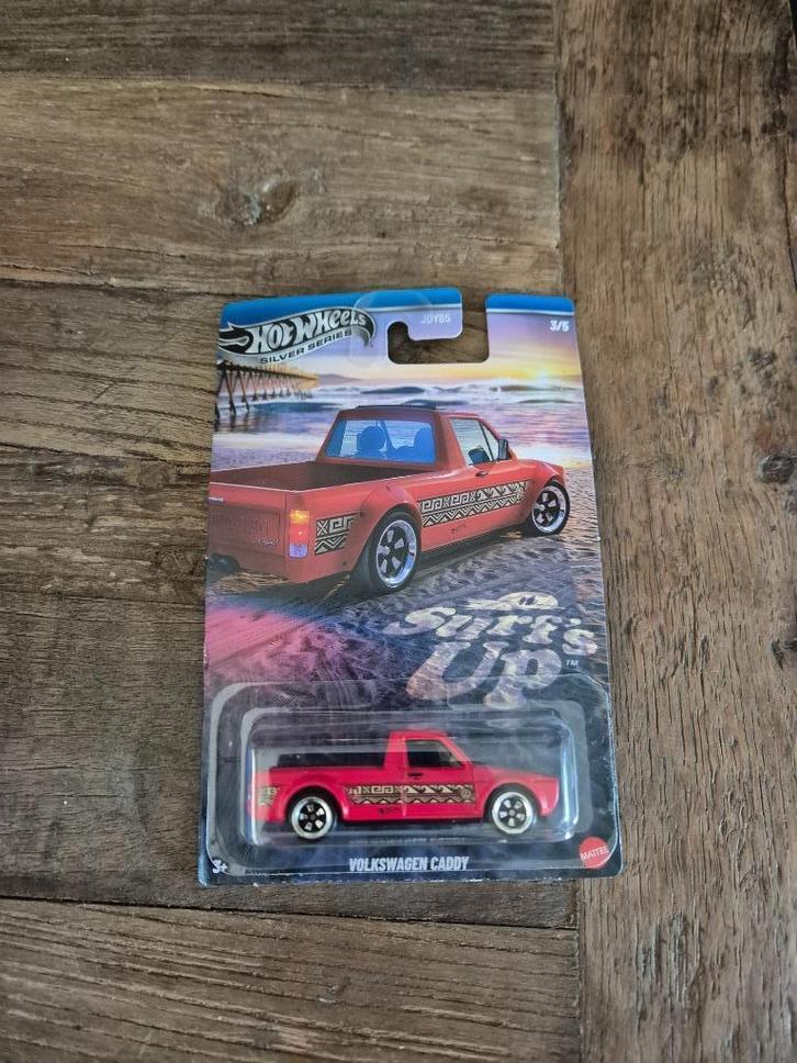 Hot Wheels Silver Series Surf’s Up Volkswagen Caddy, Hobby en Vrije tijd, Modelauto's | Overige schalen, Nieuw, Auto, Ophalen of Verzenden