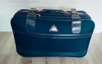 Vintage donkerblauwe koffer - 70x46cm, Overige materialen, Gebruikt, 45 tot 55 cm, Ophalen of Verzenden
