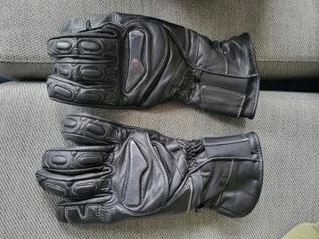 Motorhandschoenen - Leer - Zwart beschikbaar voor biedingen