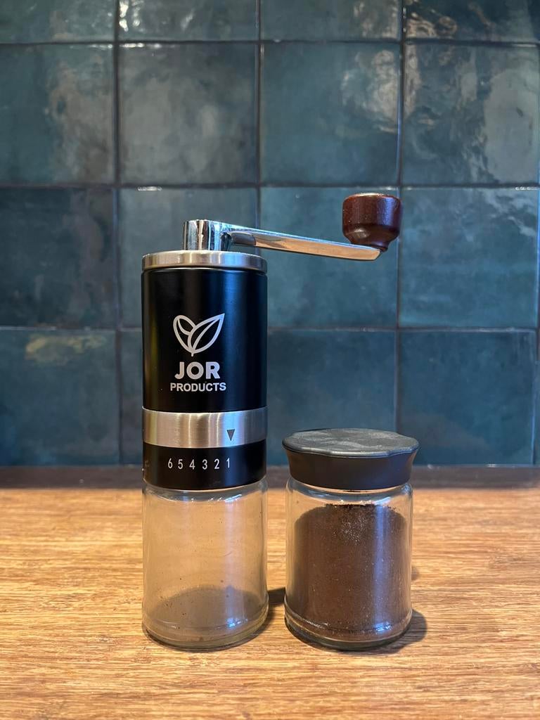 Koffiemolen van Jor (manueel), Ophalen of Verzenden, Zo goed als nieuw