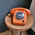Originele Vintage Oranje Draaischijf Telefoon - Werkend, Ophalen, Gebruikt