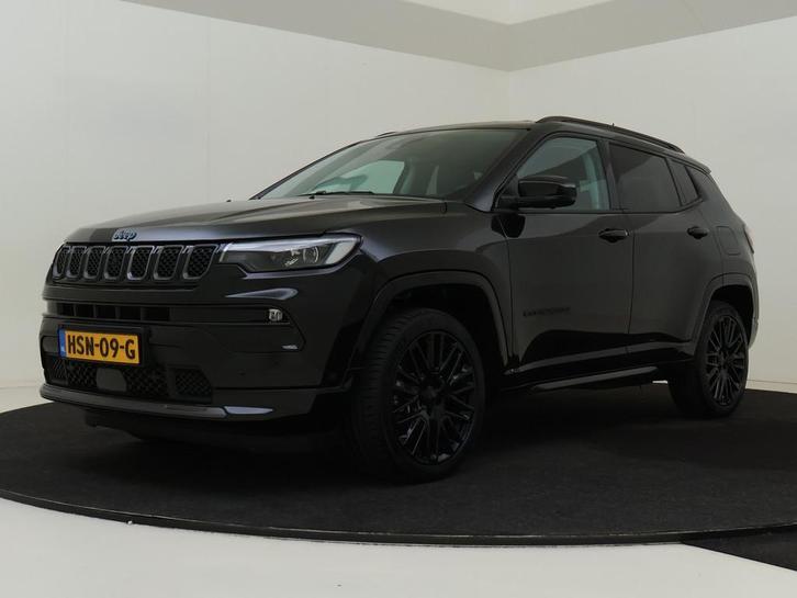 Jeep Compass 4xe 240 Plug-in Hybrid Electric S | Leder | Ron, Auto's, Jeep, Bedrijf, Te koop, Compass, 360° camera, ABS, Achteruitrijcamera