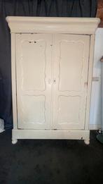 Biedermeier Meidenkast Beige - Demontabel, Huis en Inrichting, Kasten | Kledingkasten, Ophalen, Gebruikt, 50 tot 100 cm, 150 tot 200 cm