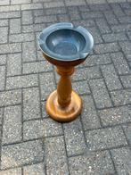 Staande asbak eiken, Antiek en Kunst, Antiek | Woonaccessoires, Ophalen of Verzenden