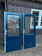 Keukendeur schuurdeur 201,5 x 83, Gebruikt, Ophalen of Verzenden, 200 tot 215 cm, Glas