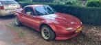 Mazda MX-5 1.6 U9 1992 Rood, Auto's, Mazda, Beige, 4 cilinders, Cabriolet, Handgeschakeld