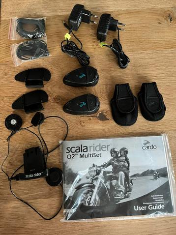 Cardo scala rider Q2 Multiset motor headset beschikbaar voor biedingen